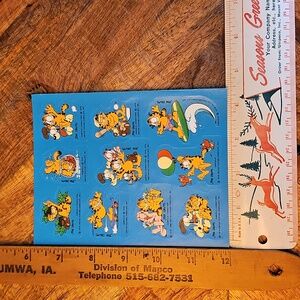 Ambassador Garfield The Cat sticker sheet